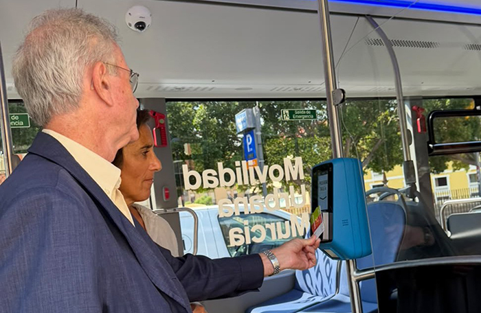 TicMoveo acompaña una nueva fase del Tranvibús de Murcia con la puesta en marcha de sus validadoras